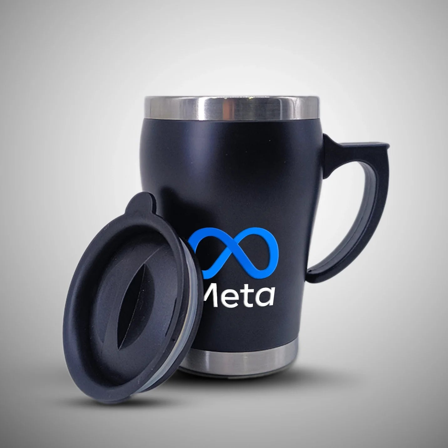 Elite Insulated Black Stainless Steel Mug Tumbler Img 3