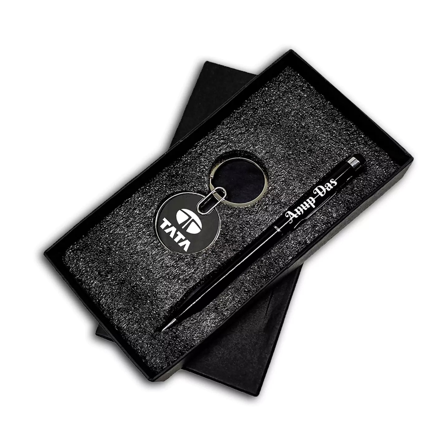 Magnificent Black Pen & Keychain Combo Gift Set