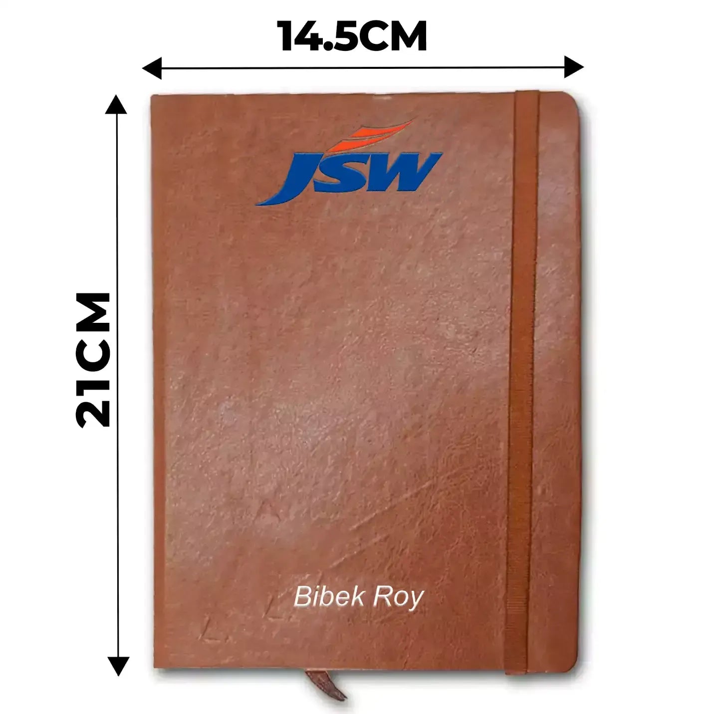 Best-Quality A5 Economic Brown Executive Diary with Elastic Closure  Img 4