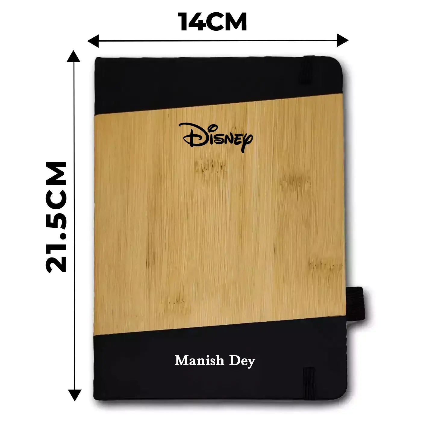 Eco-conscious Bamboo & Black Executive Diary Img 4