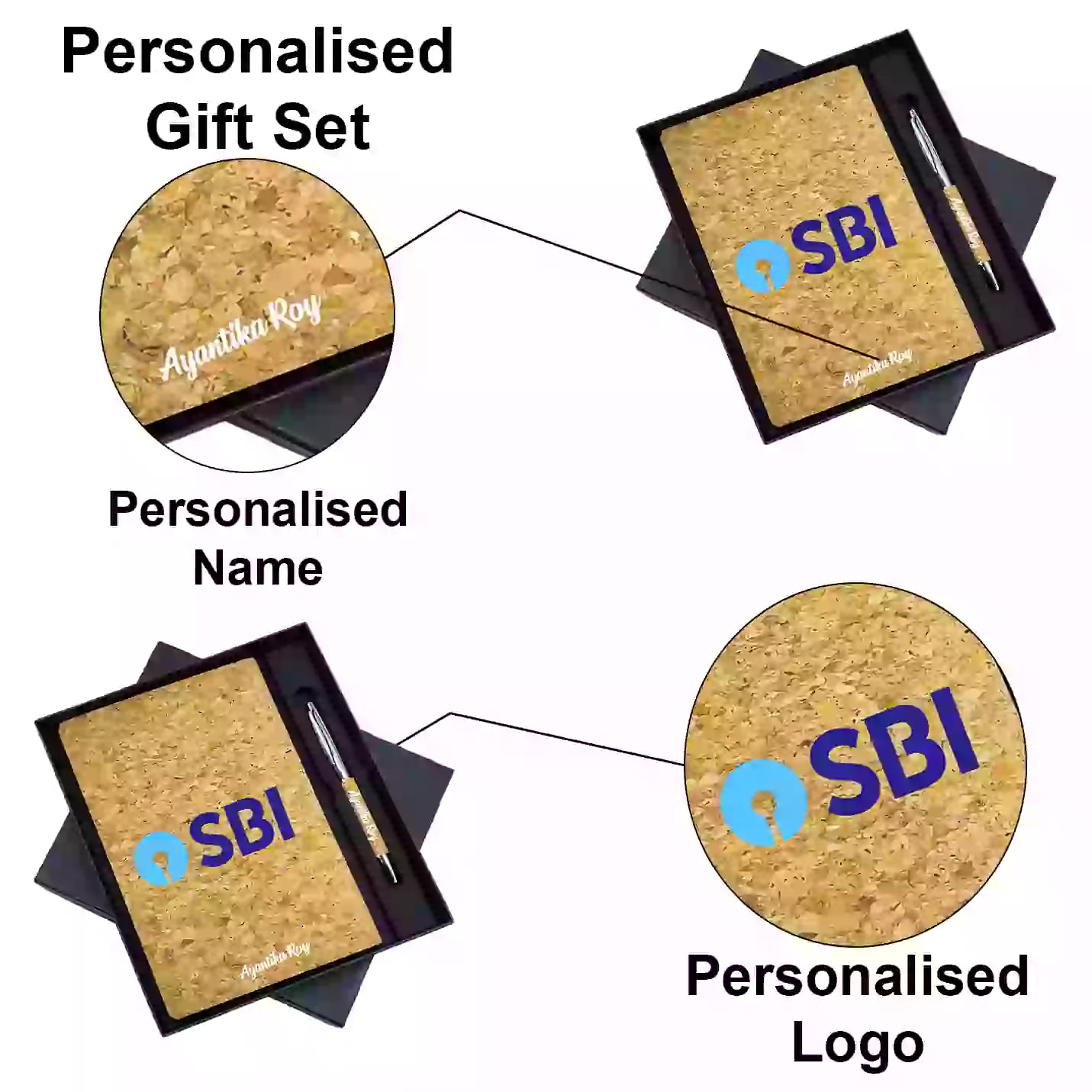 Exclusive Cork Style Diary & Pen Combo Gift Set Img 4