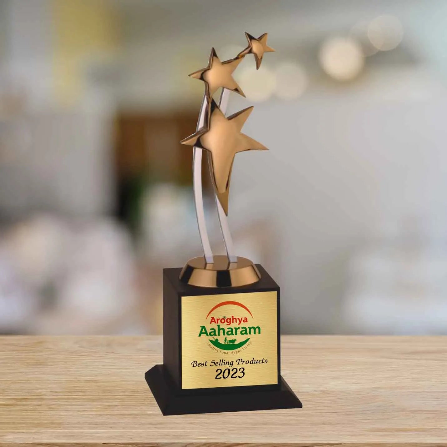 Customised 3-Star Bronze Trophy