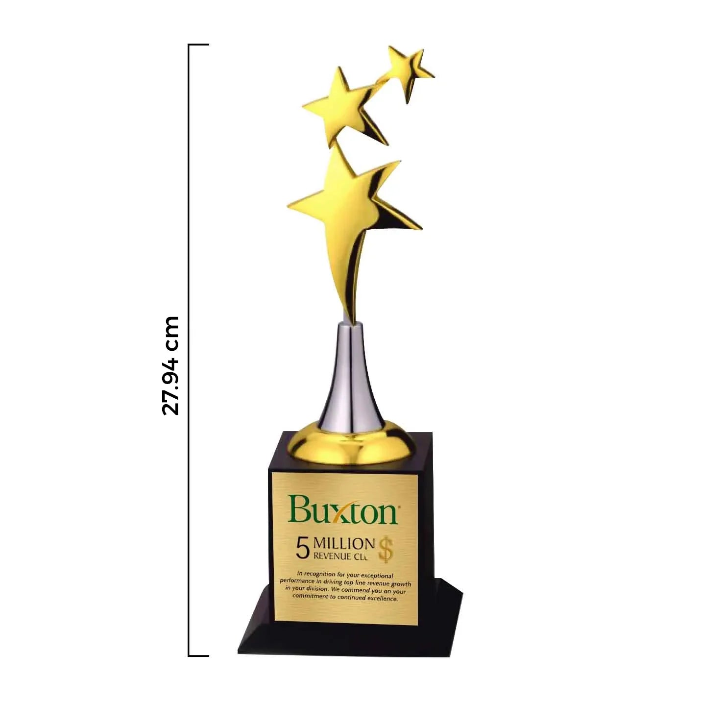 Classic 3-Star Golden Triumph Trophy Img 2