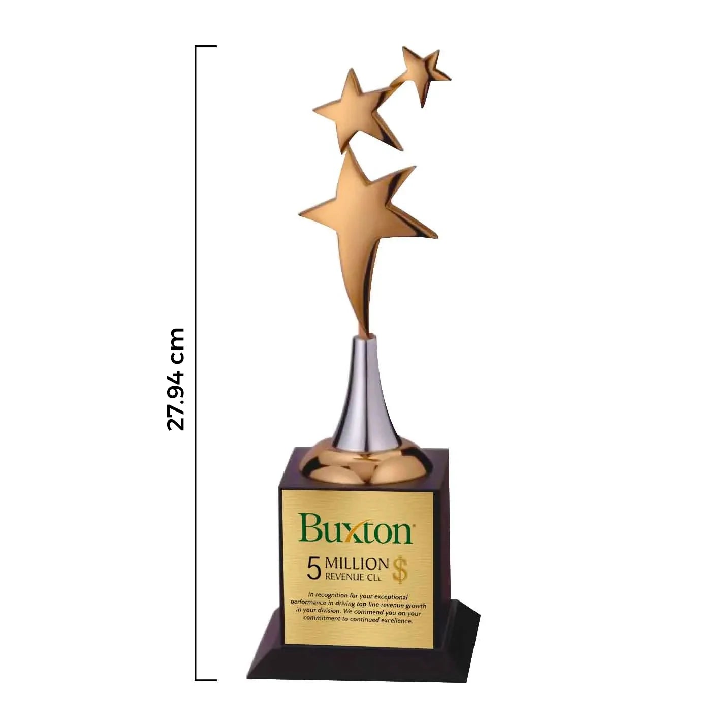 Classic 3-Star Bronze Vanquisher Trophy Img 2