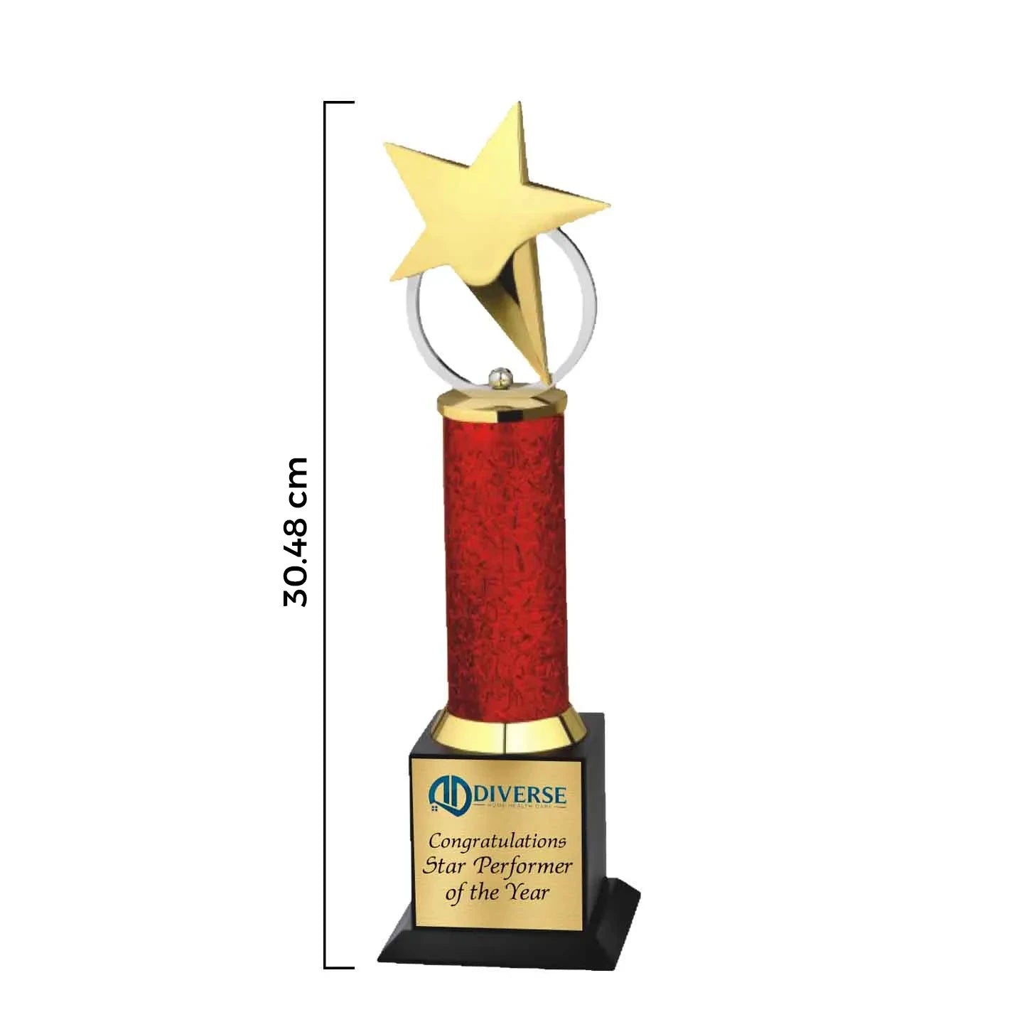 Exclusive Customized Golden Star Trophy Img 2
