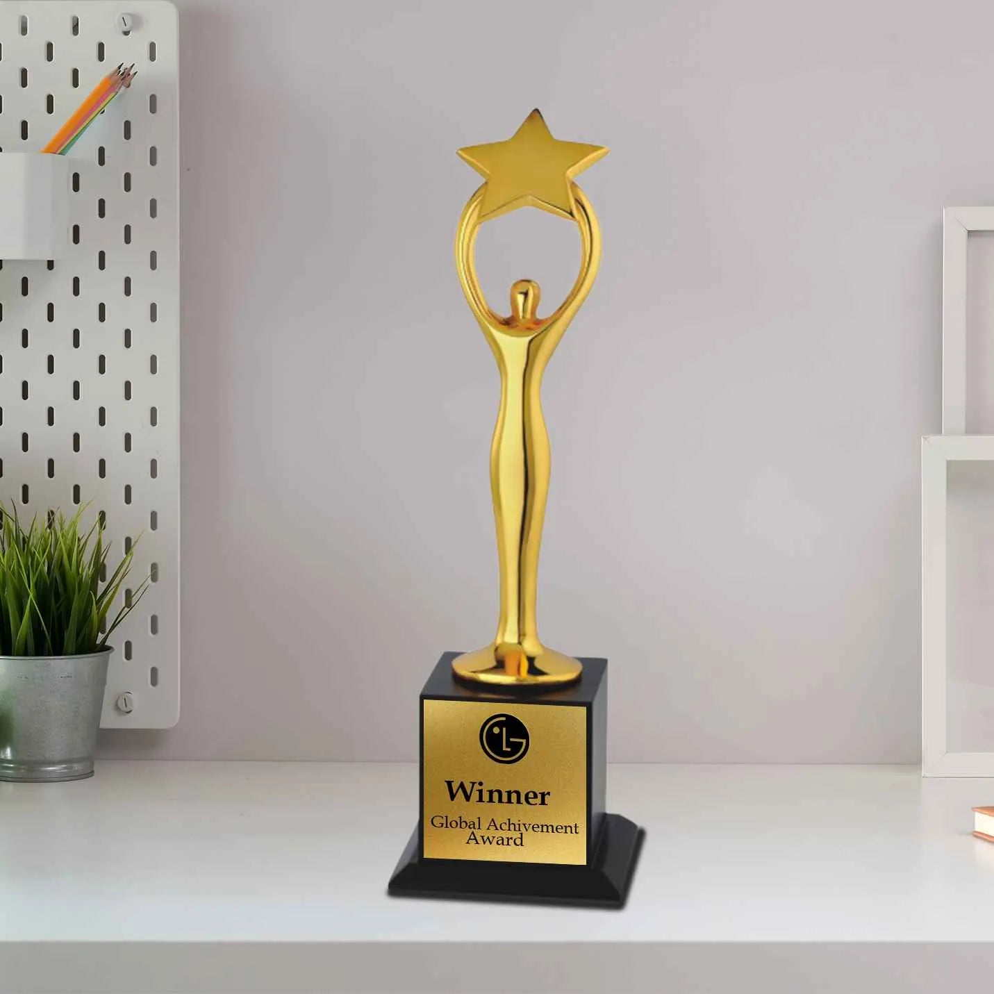 Human Star Golden Trophy