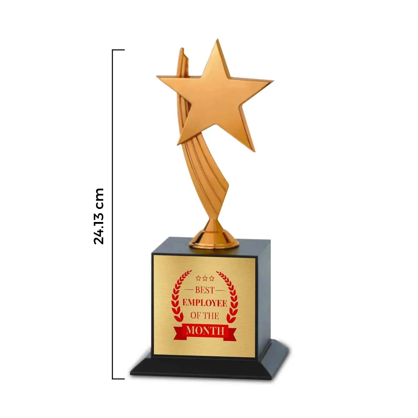 Elegant Compact Bronze Victory Trophy Img 2