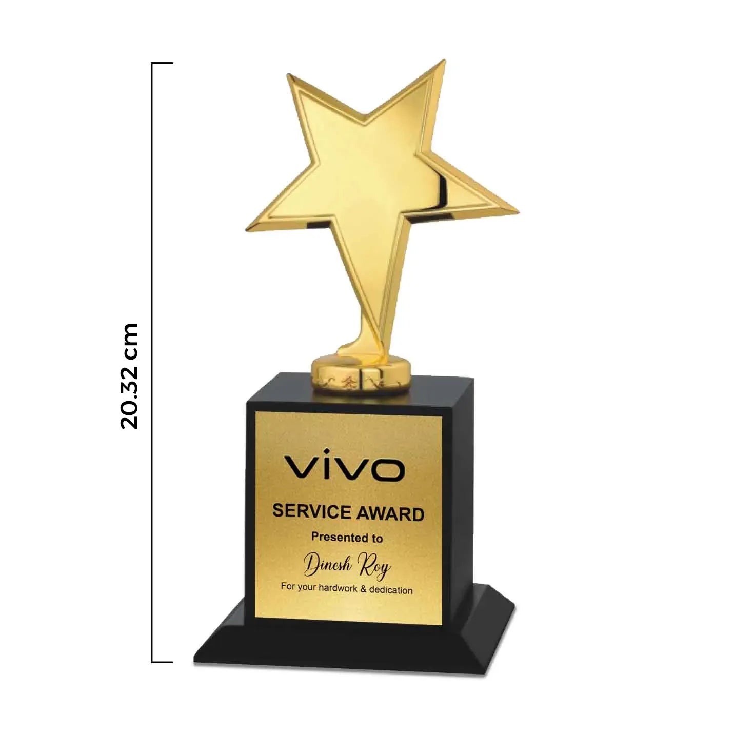 Top-Quality Golden Star Classic Trophy Img 2