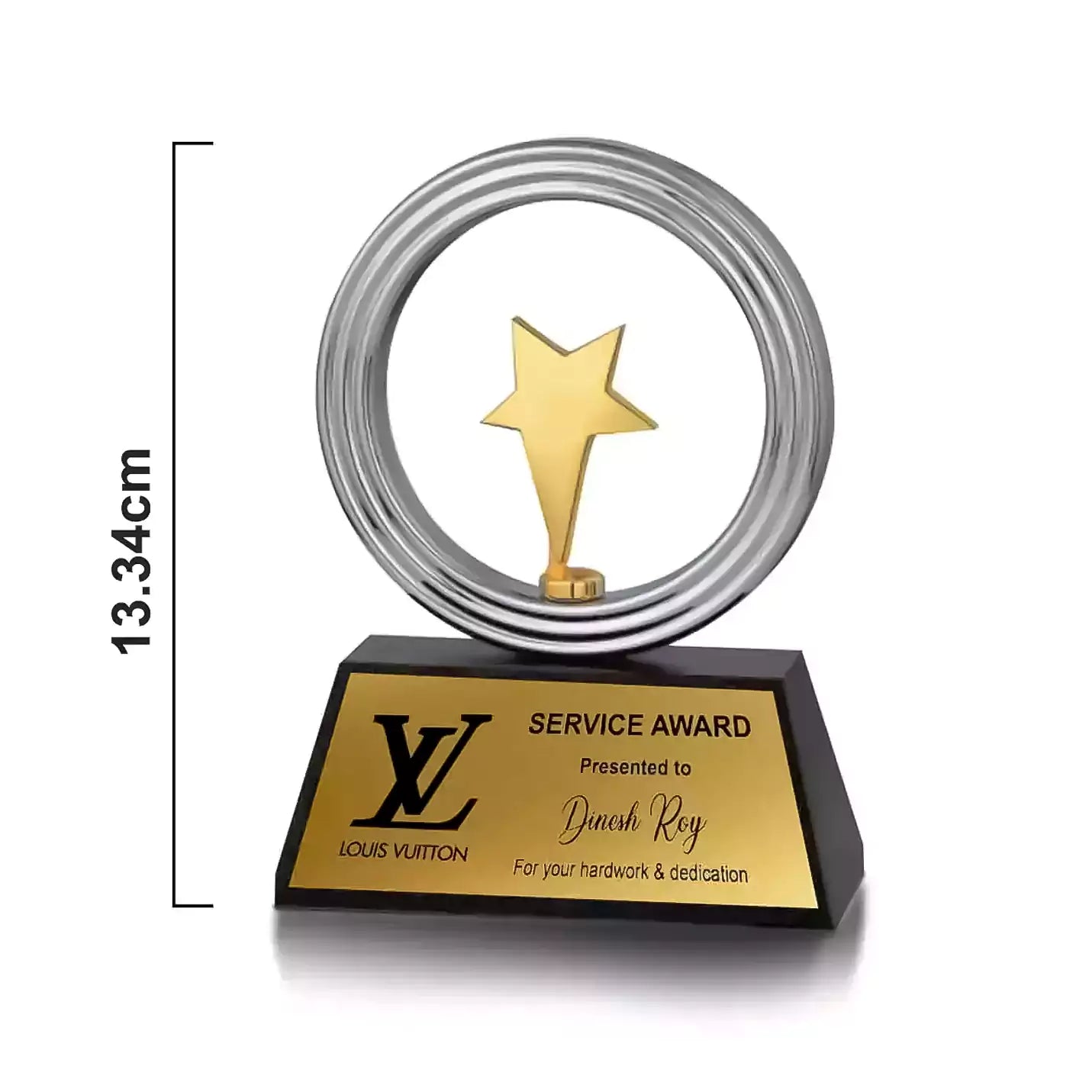 Exclusive Rounded Golden Star Prestige Trophy Img 2