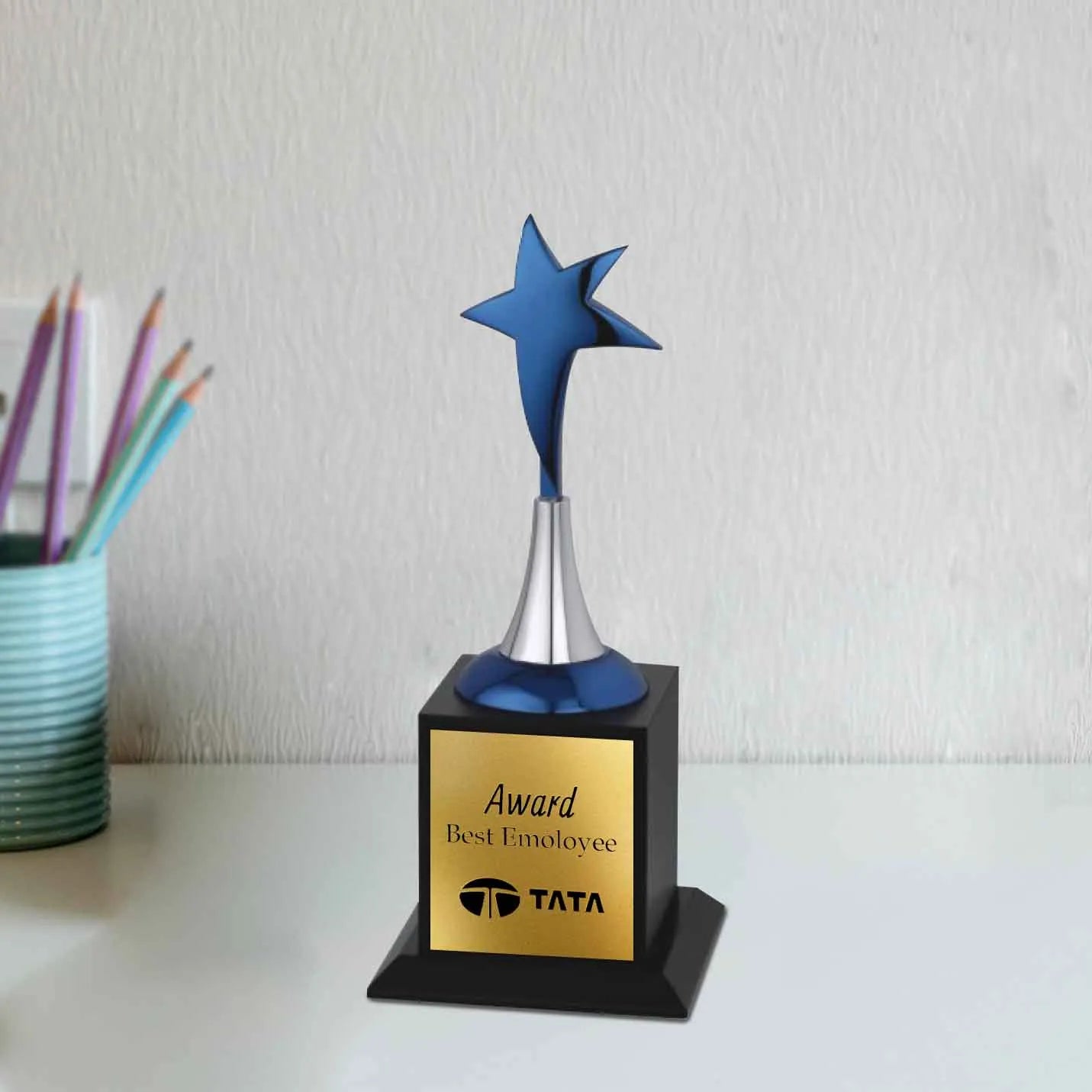 Blue Star Metal Triumph Trophies