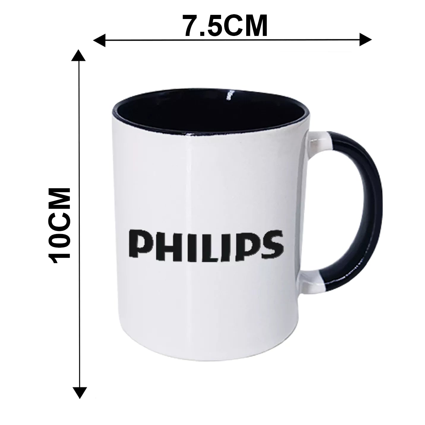 Corporate Custom Black & White Sublimatable Mug Img 3