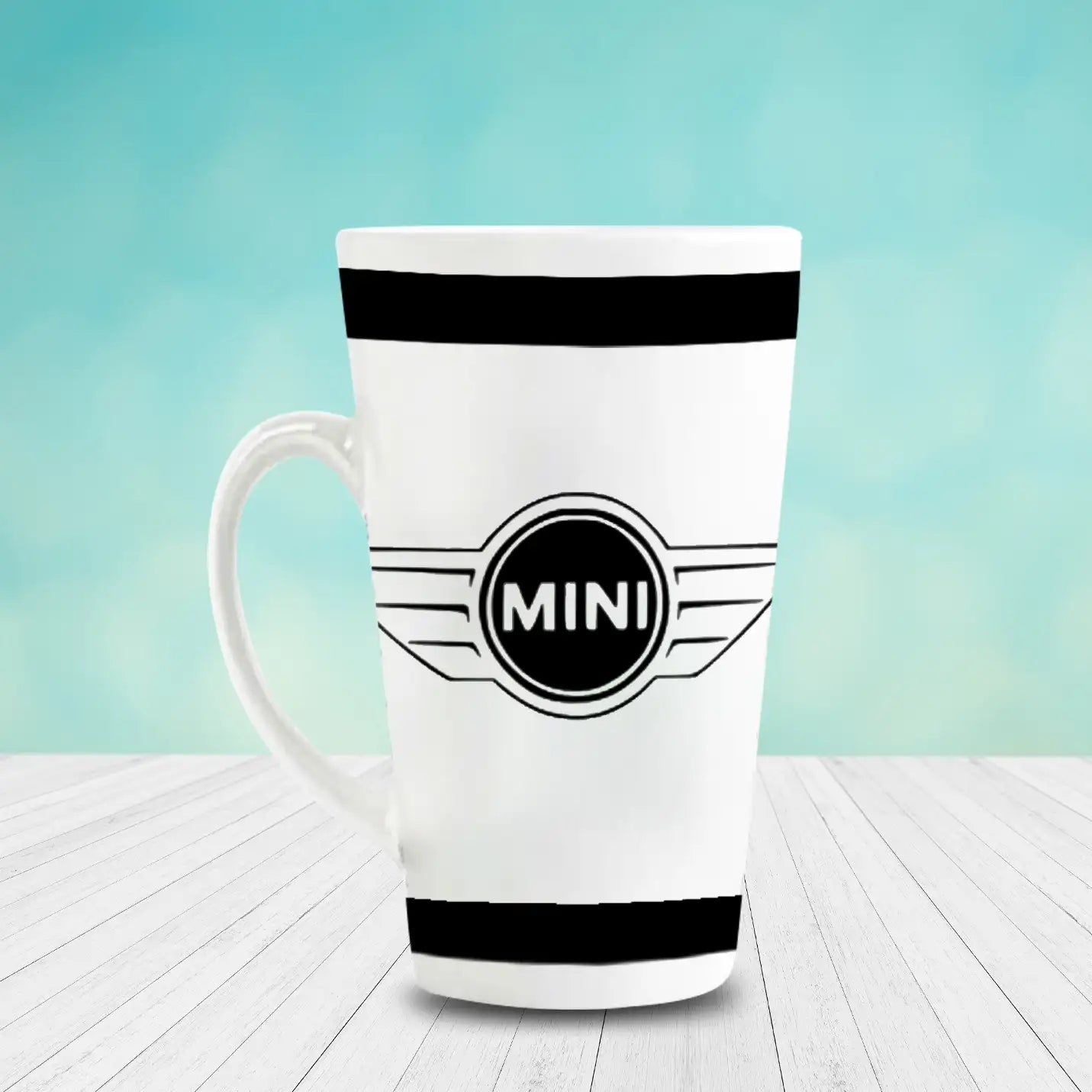 Deluxe Conical-Shaped White Printable Mugs Img 1