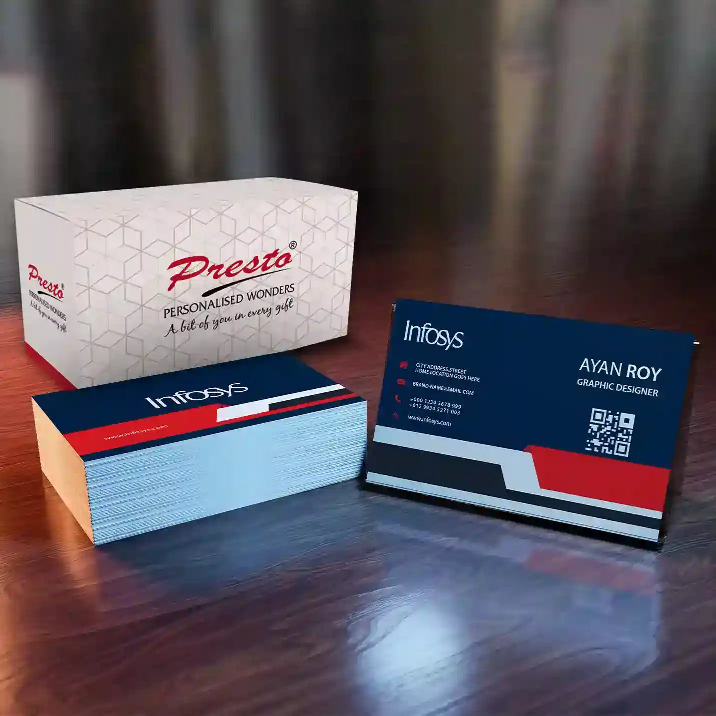 Customized Impressive Business Card (120 pcs) Img 1
