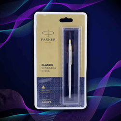 Classic Golden Stainless Steel Engraved Ball Pen