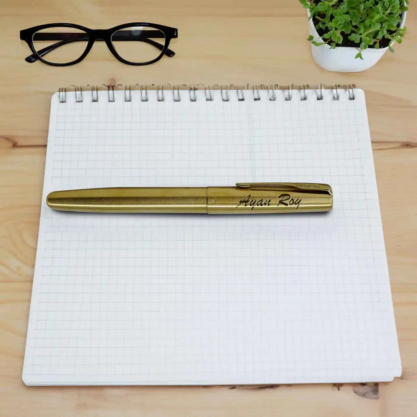 Top-notch Executive Black Metal Engraved Pen