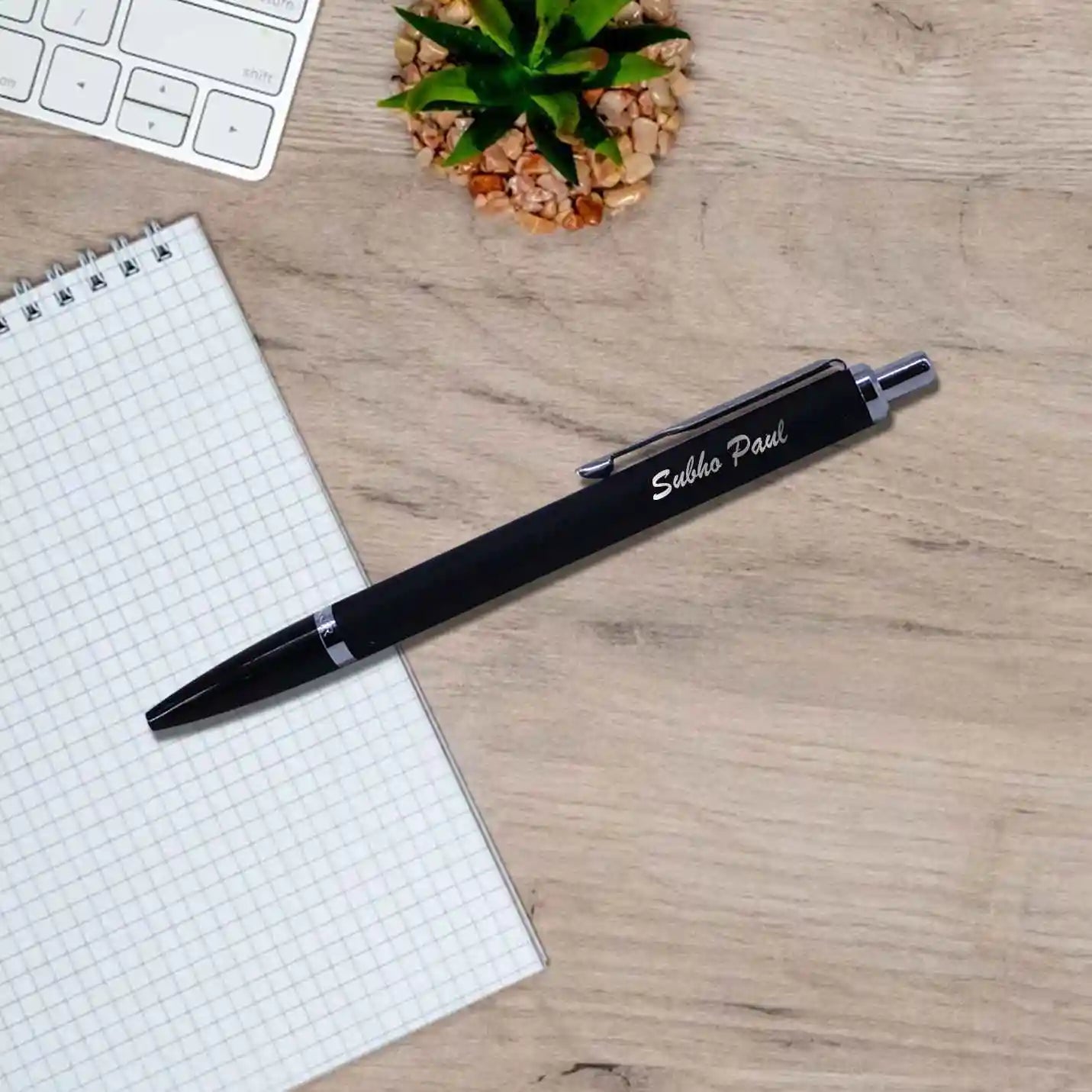 Exclusive Parker Matte Black Engraved Pen