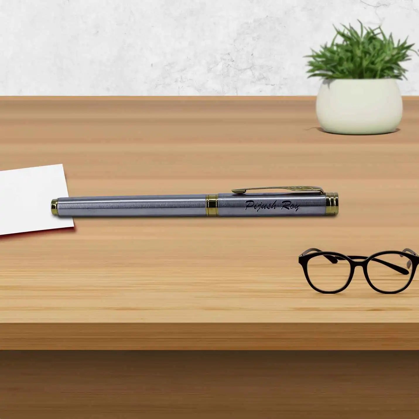 Best-Quality Parker Folio Stainless Steel Roller Ball Pen