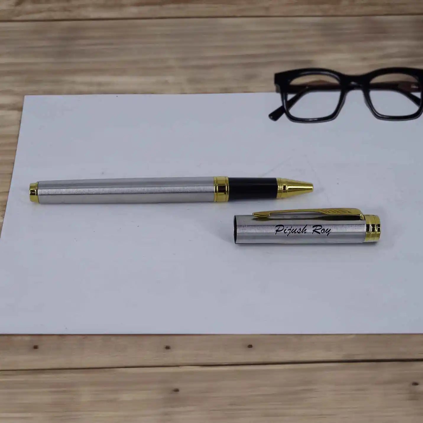 Best-Quality Parker Folio Stainless Steel Roller Ball Pen