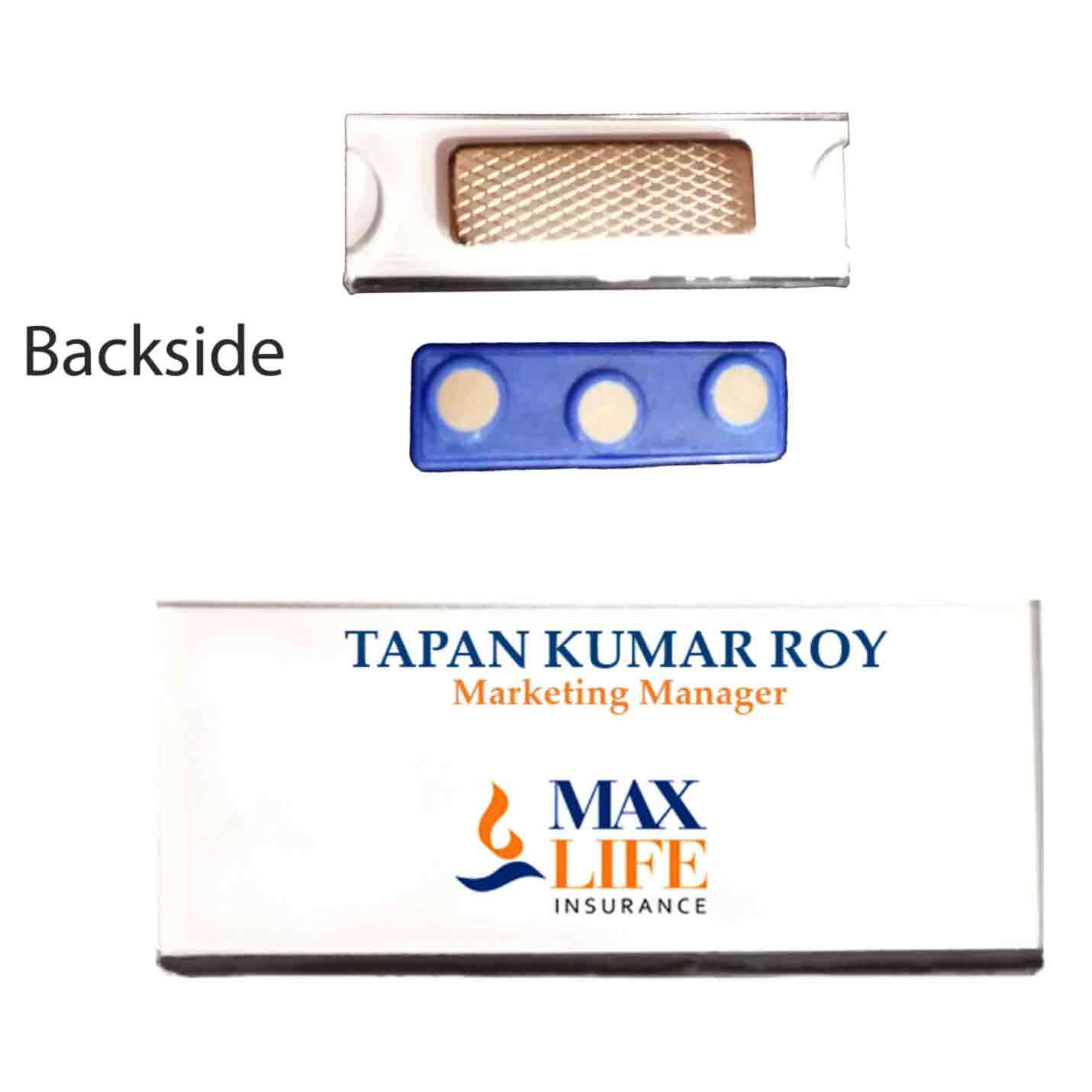 Classic Brand Logo Pocket Name Badge