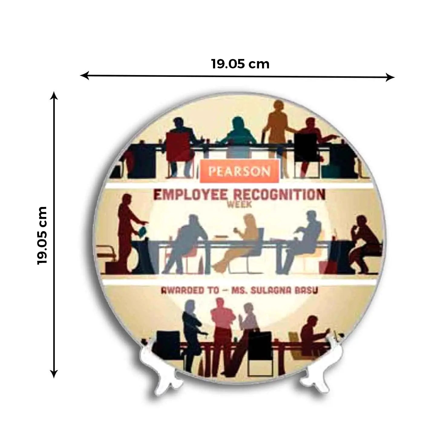 Top-Quality Round Ceramic Excellence Printable Plate Img 2