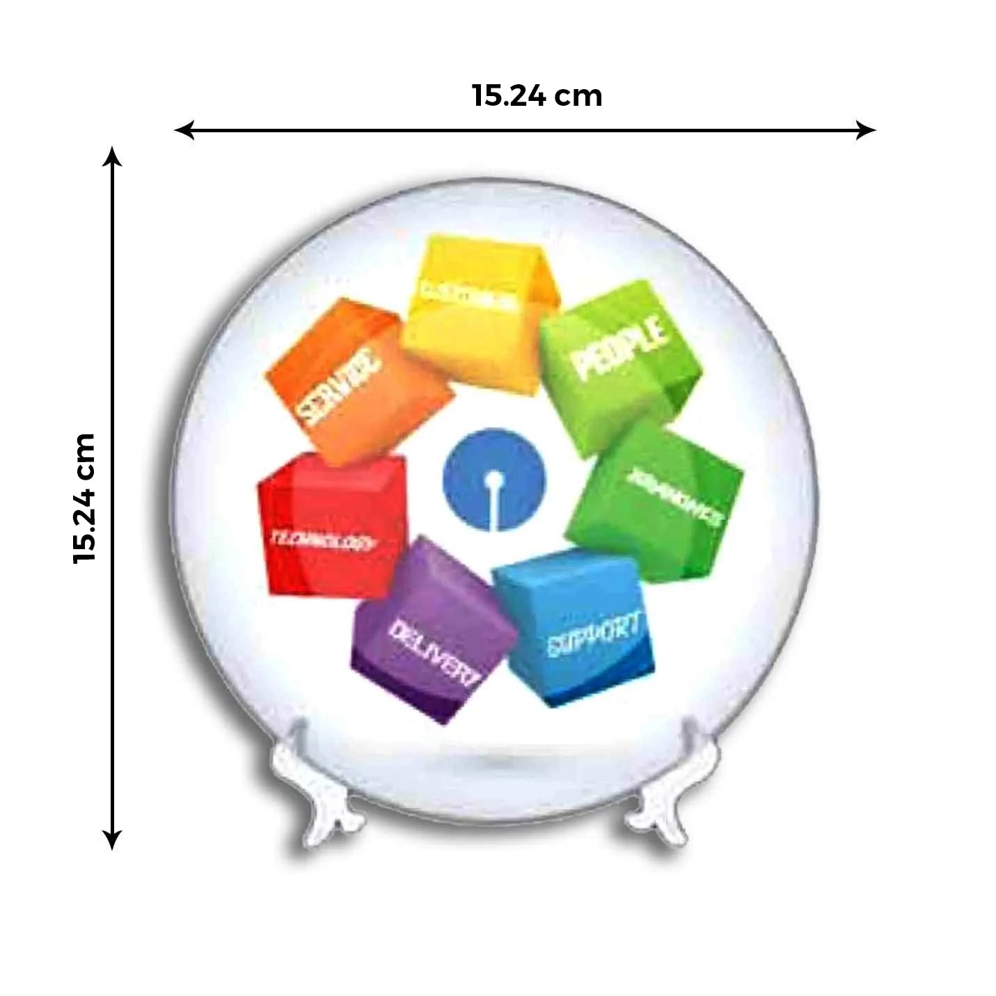 Best-Quality Round Ceramic Achievement Printable Plate