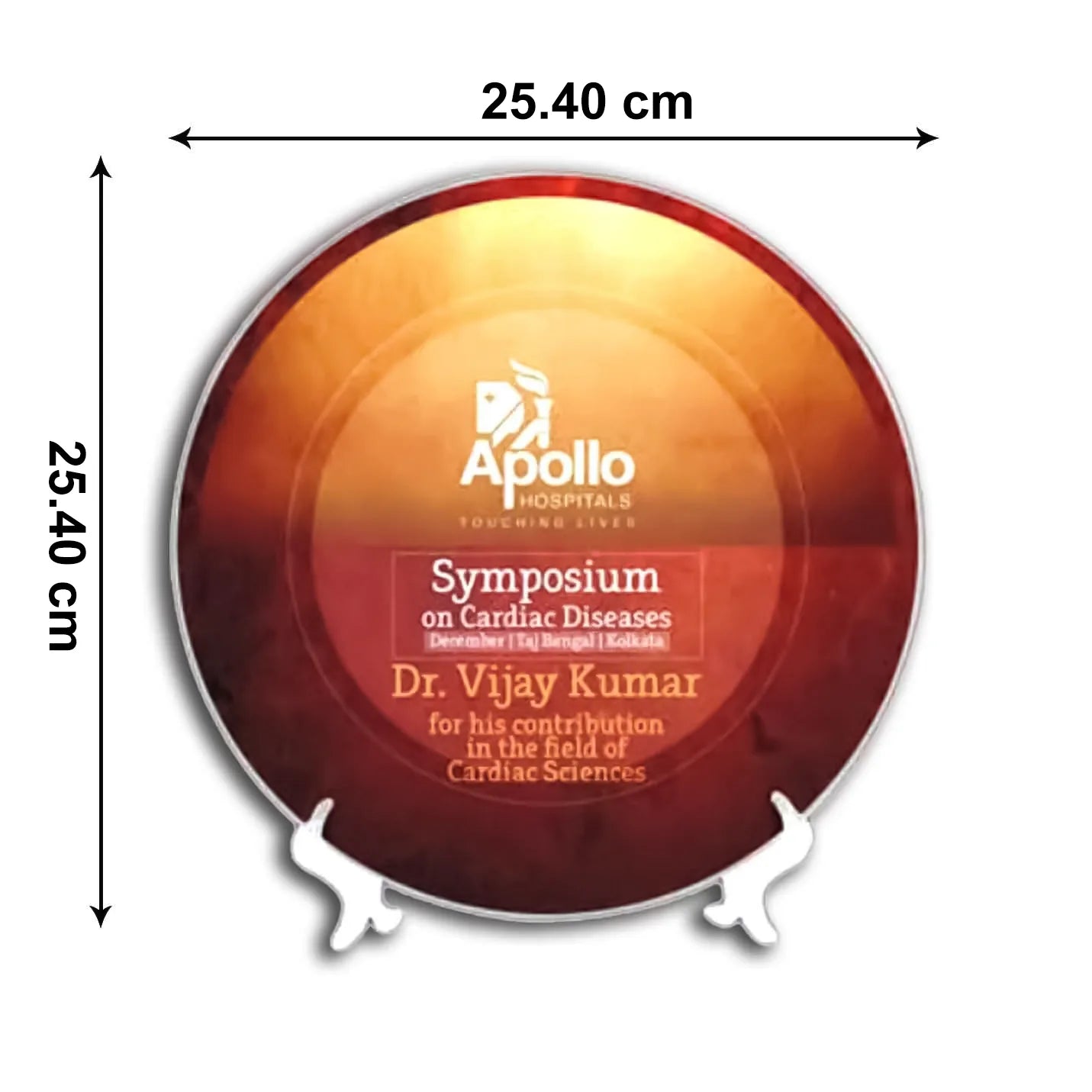 Top-tier Excellence Printable Round Ceramic Plate