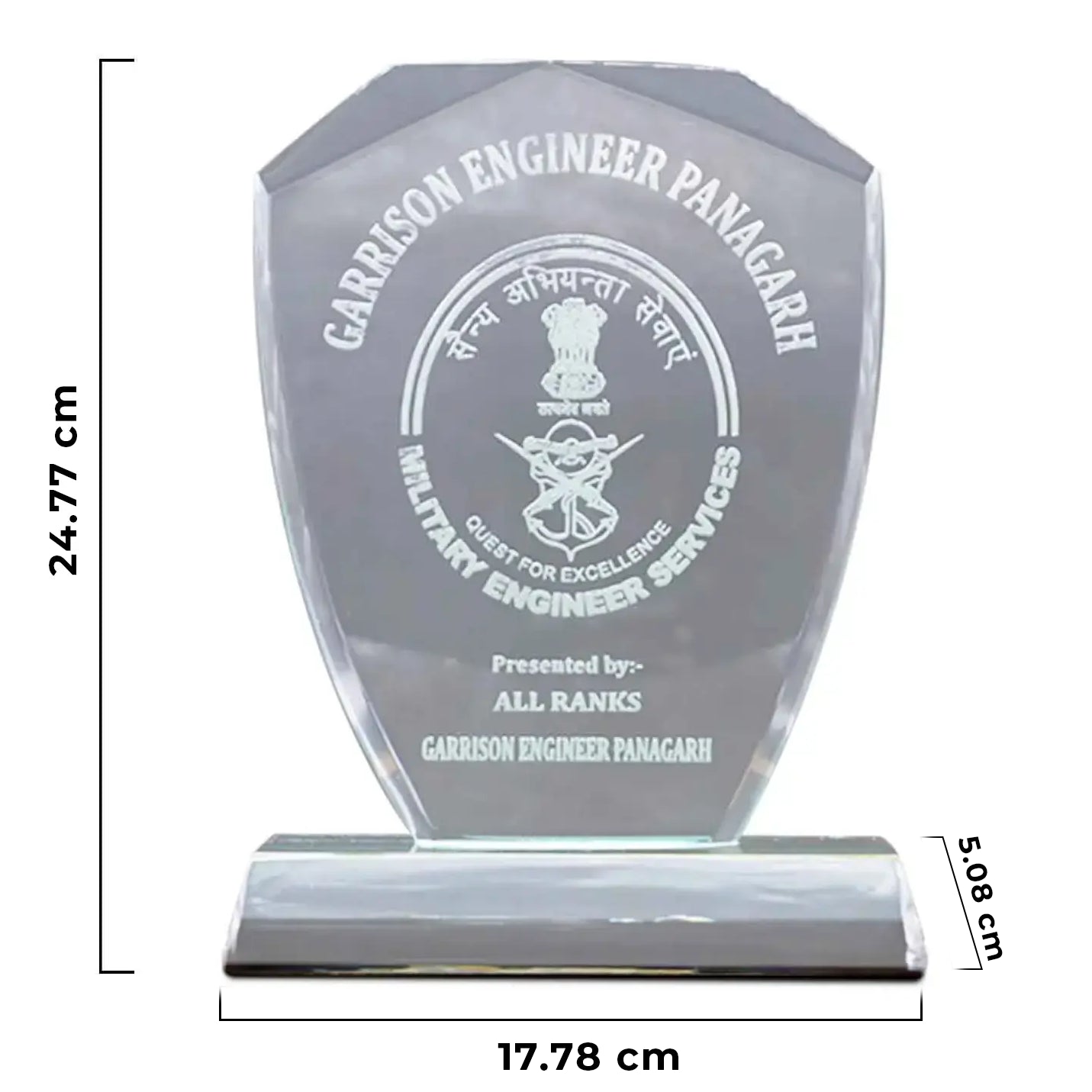 Customized Handcrafted Crystal Trophy Img 2