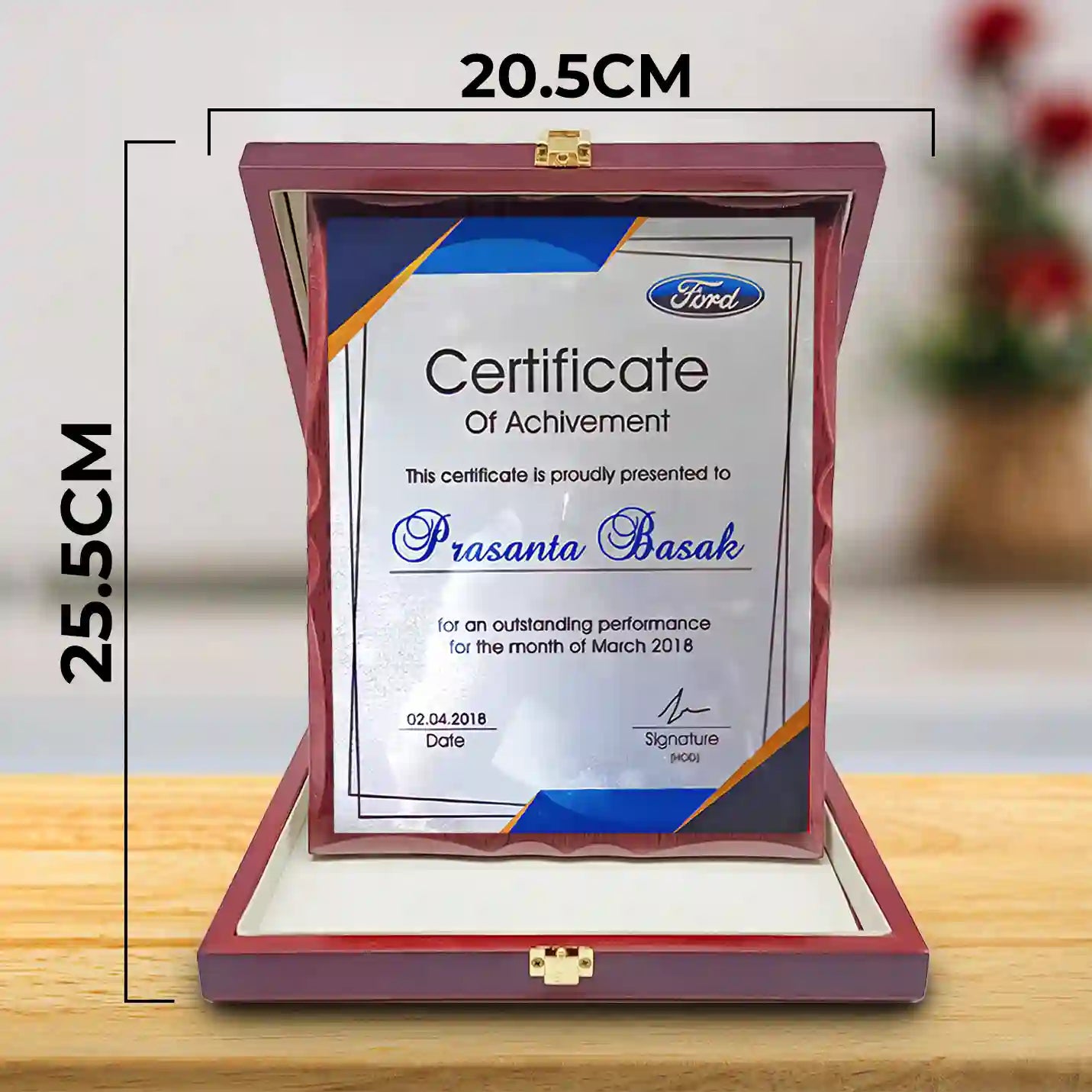 Top-tier Piano Finish Foil Printed MDF Plaque