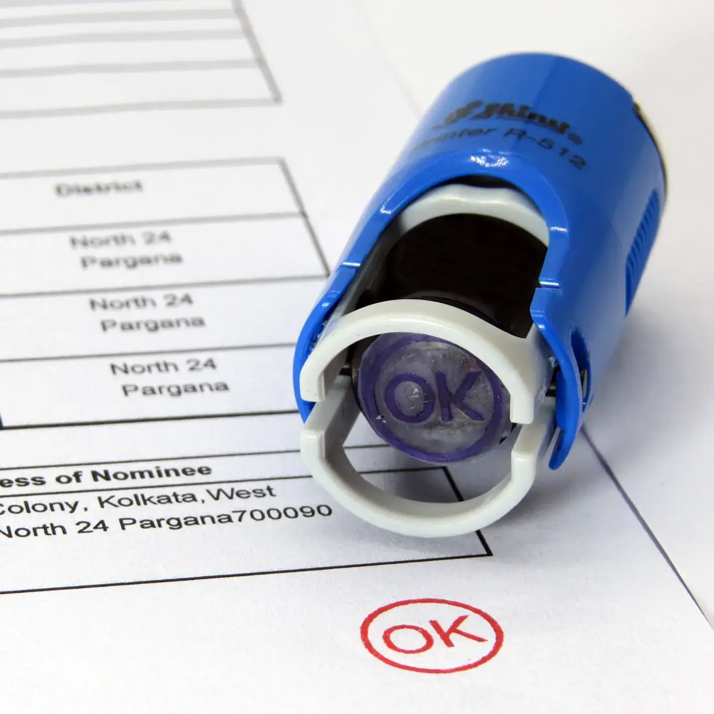 Premium-quality Round Self Inkers Logo Stamps