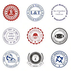 High-tech Exclusive Round Self Inkers Logo Stamps