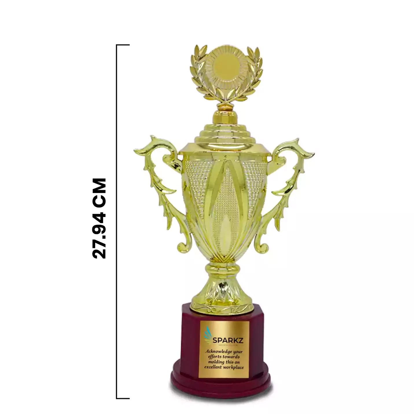 Best-Quality Gold-Plated Achievement Trophy Img 2