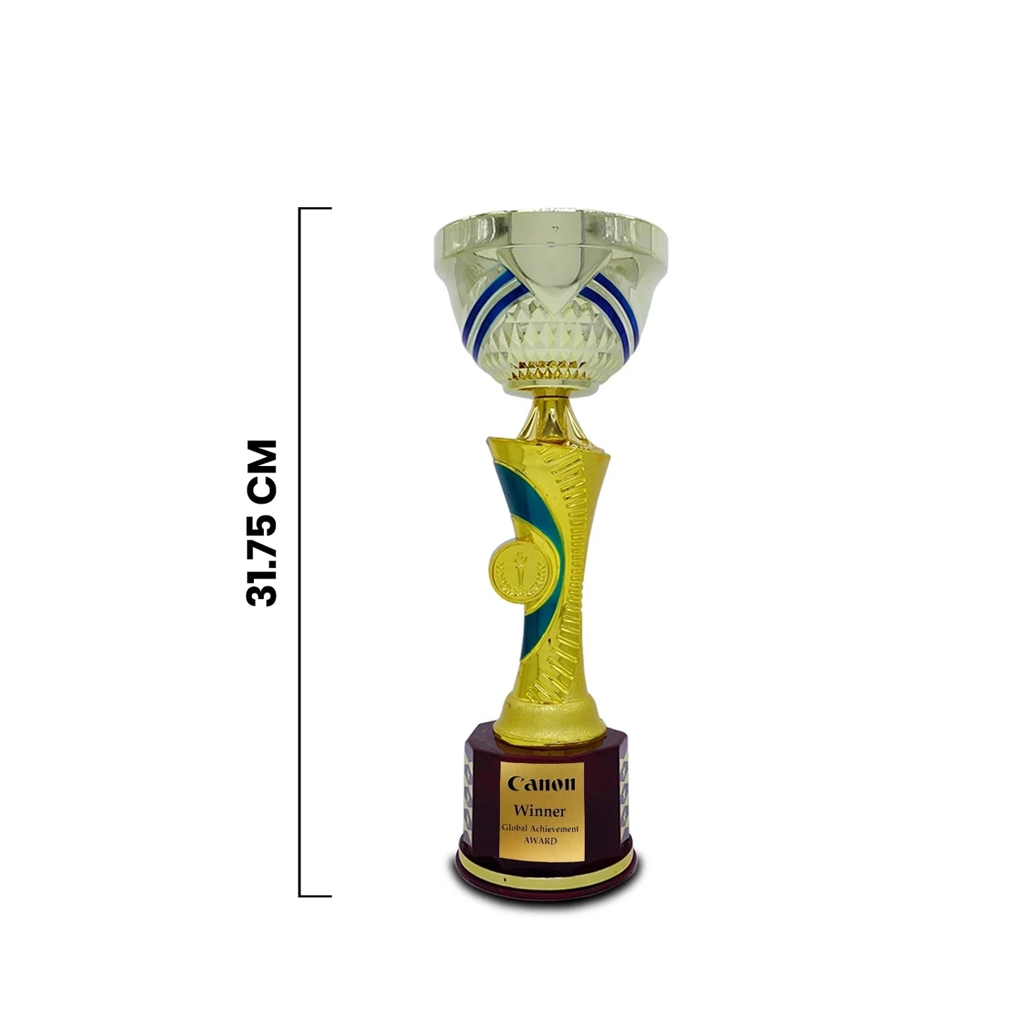 Elegant Gold-Plated Achievement Trophy Img 2