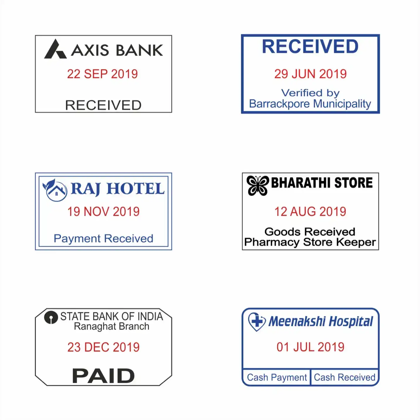 Premium-Quality Self Inking Dater Stamps