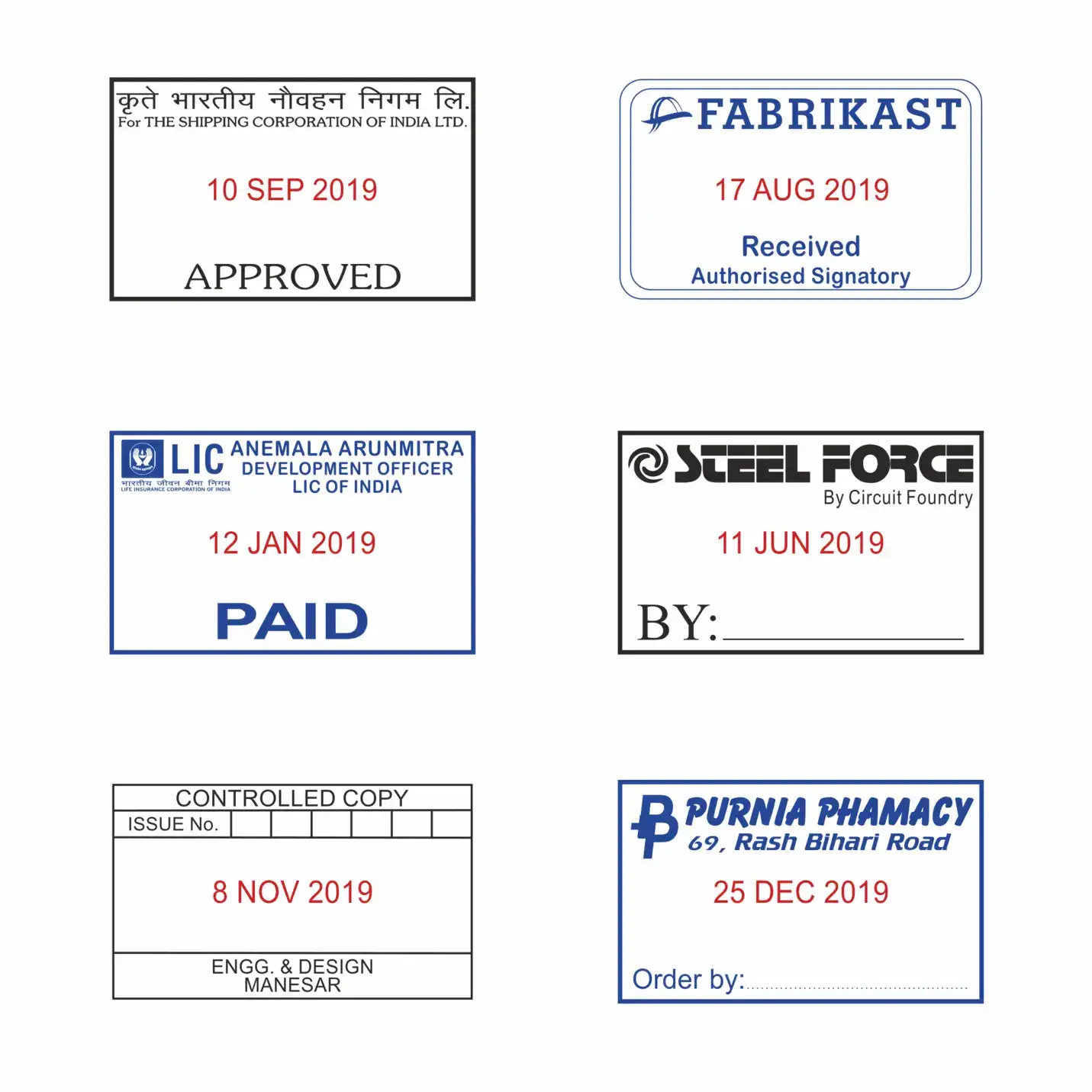 High-Quality Self Inking Dater Stamps