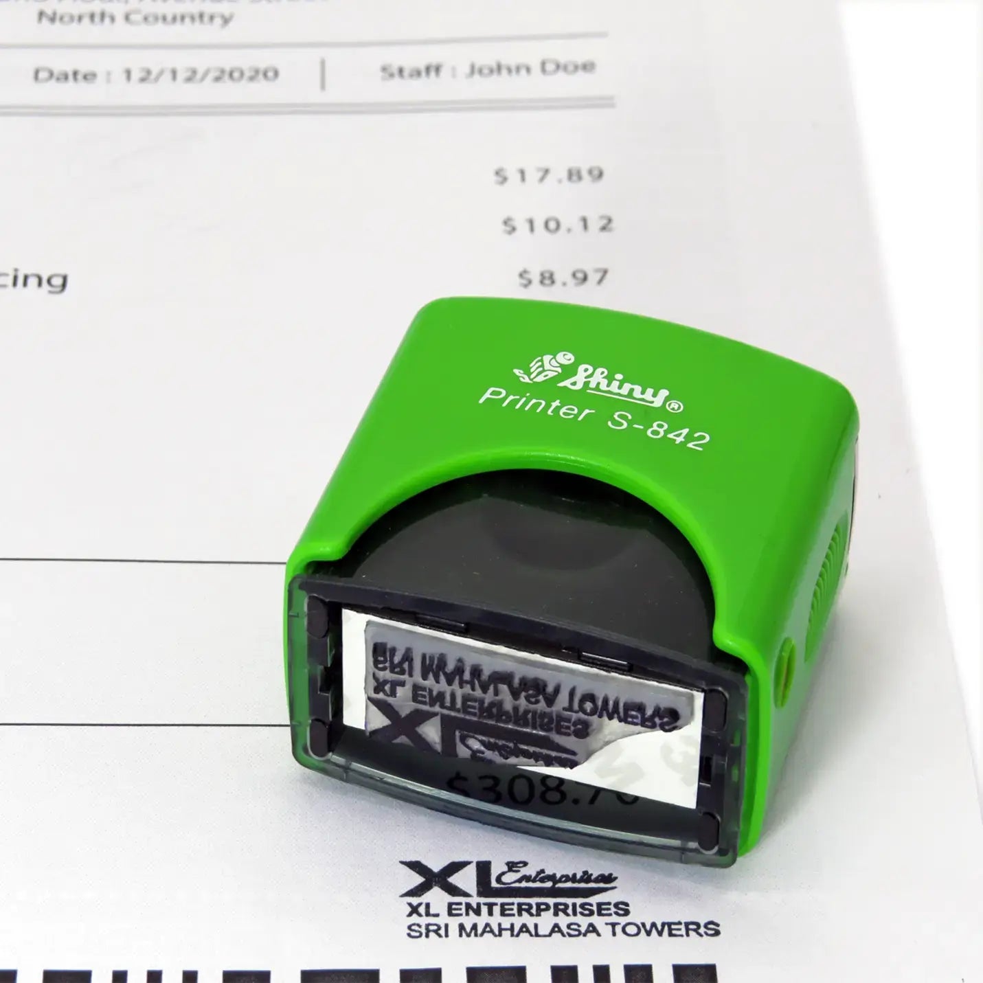 Classic Self-inking Logo Rubber Stamp