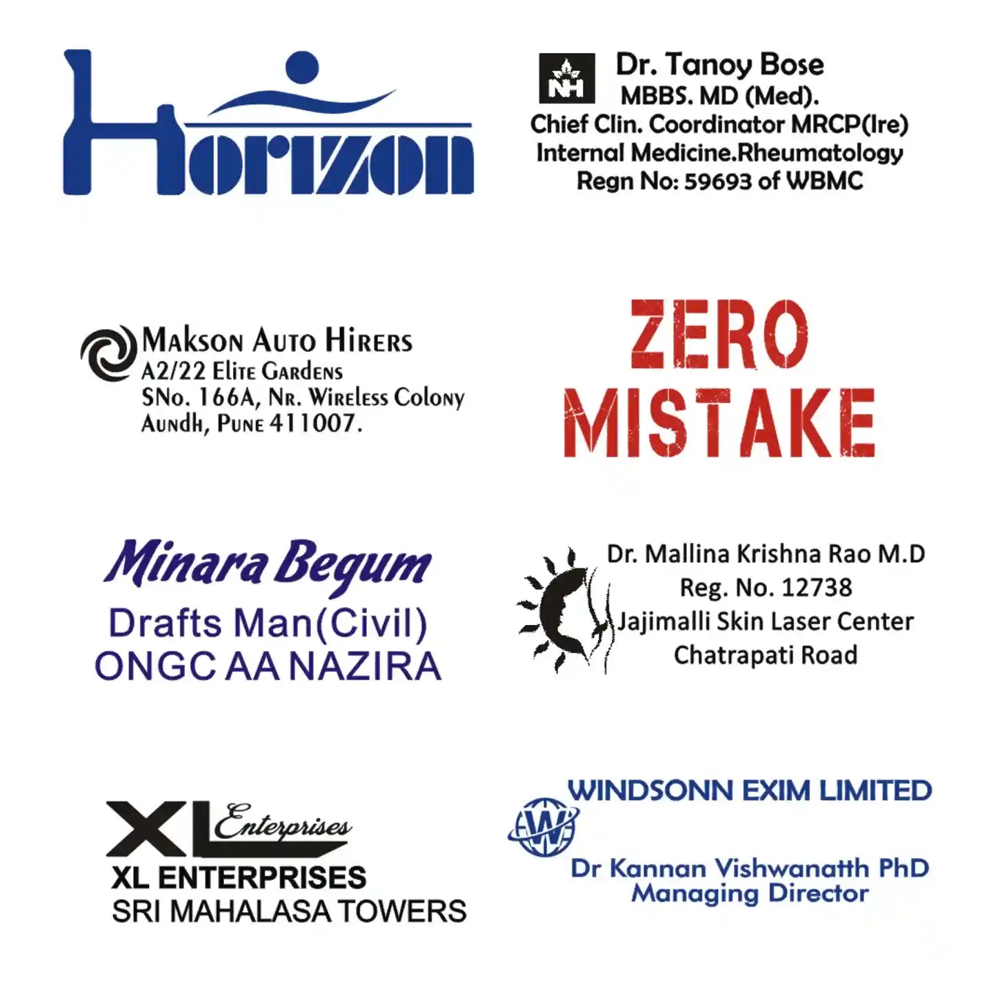 Classic Self-inking Logo Rubber Stamp