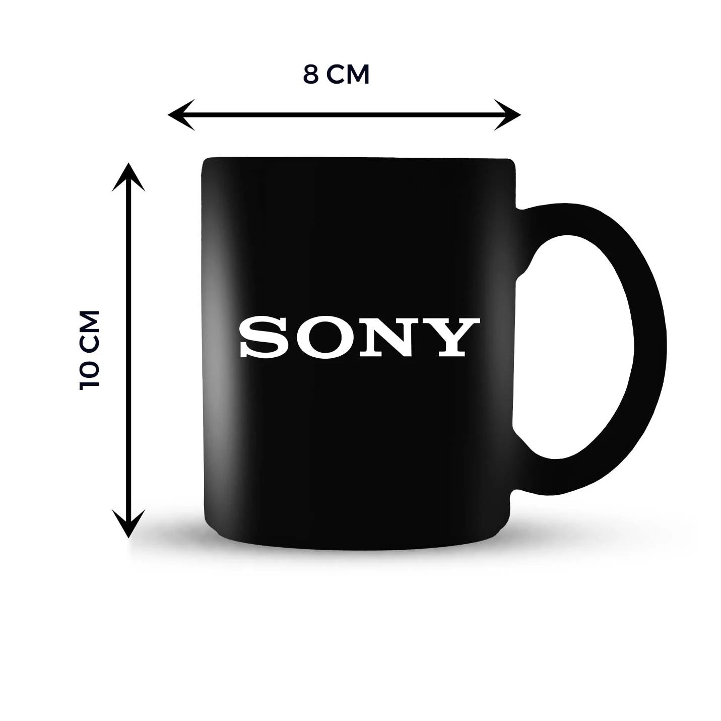 Stylish Sand-carved Ceramic Black Mugs Img 3