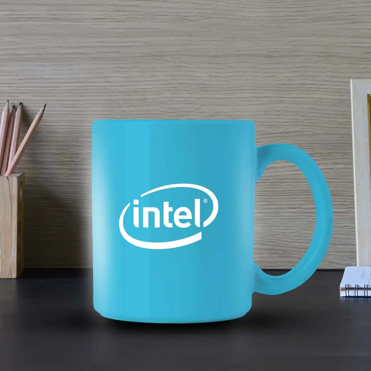 Luxury Sand-carved Ceramic Sky Blue Mugs Img 1