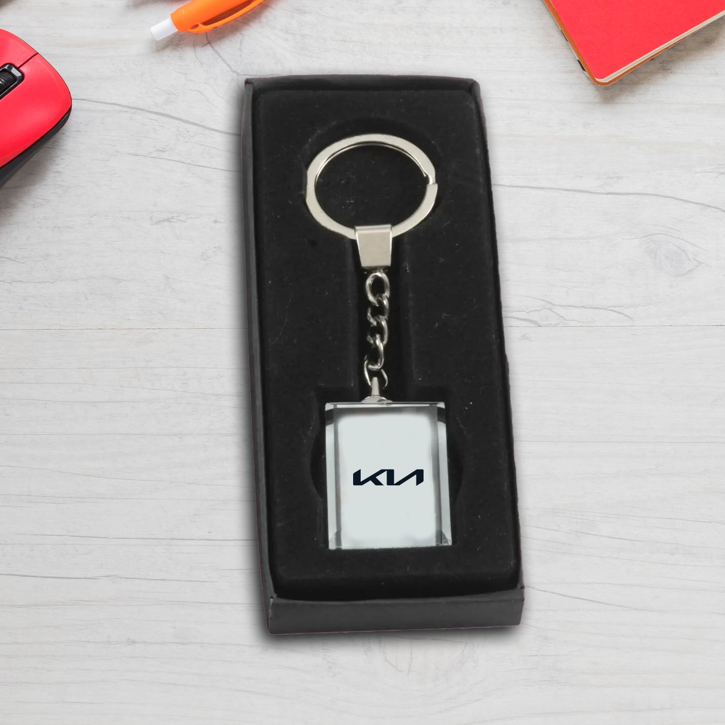 Sensational Glass Sublimatable Printable Key Chain img 1