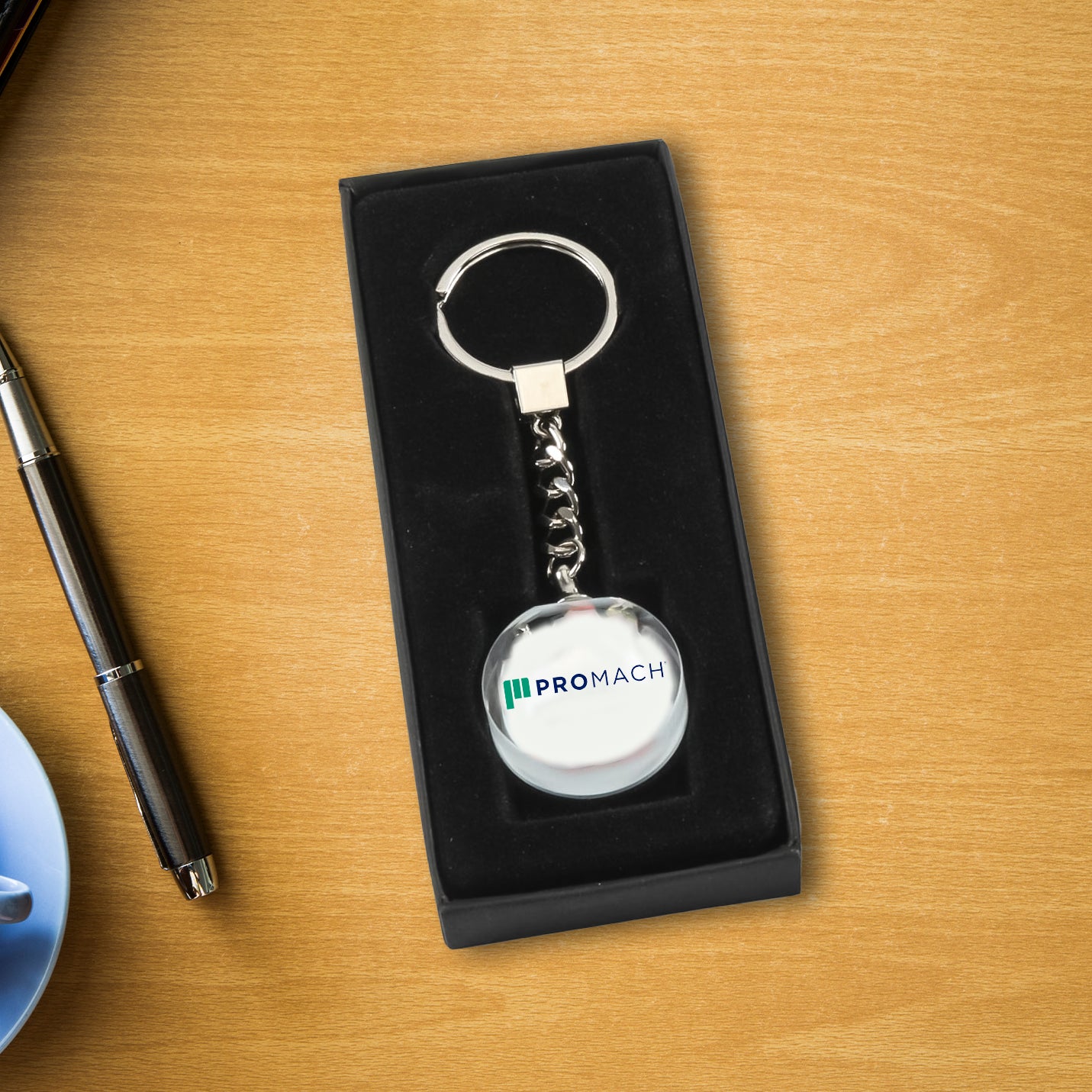 Stunning Glass Sublimatable Printable Key Chain img 1