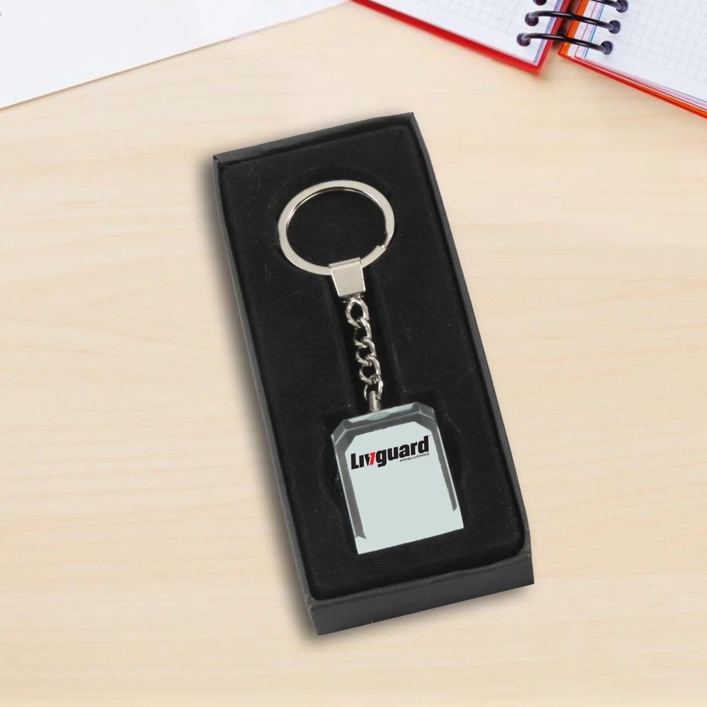 Custom Printable Glass Key Chain