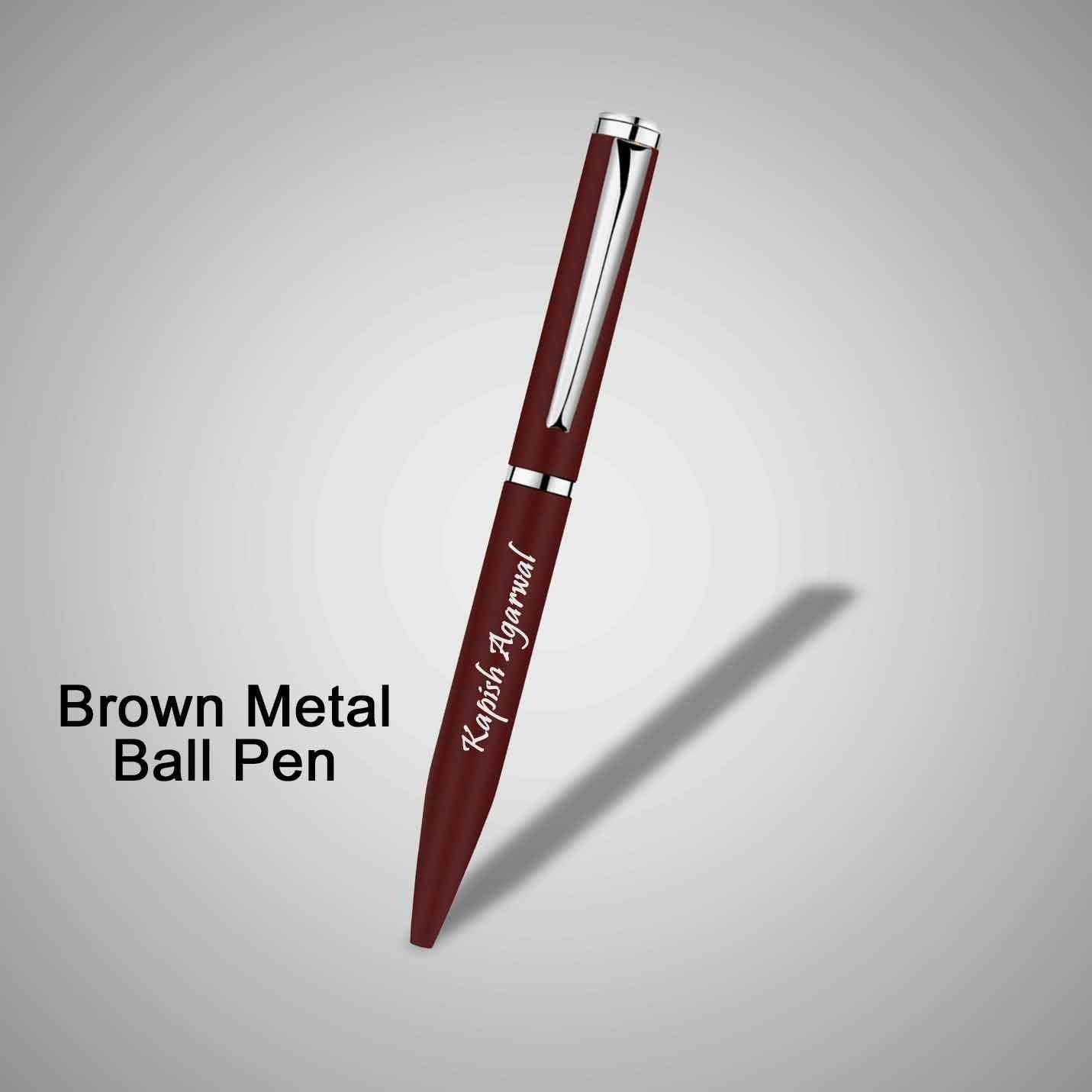 Elegant Boston Brown Pen, Keychain & Cardholder Combo Gift Set Img 2