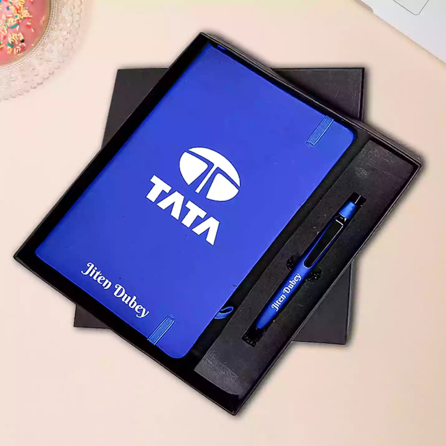 Best-Quality Blue Pen & Diary Combo Gift Set Img 1