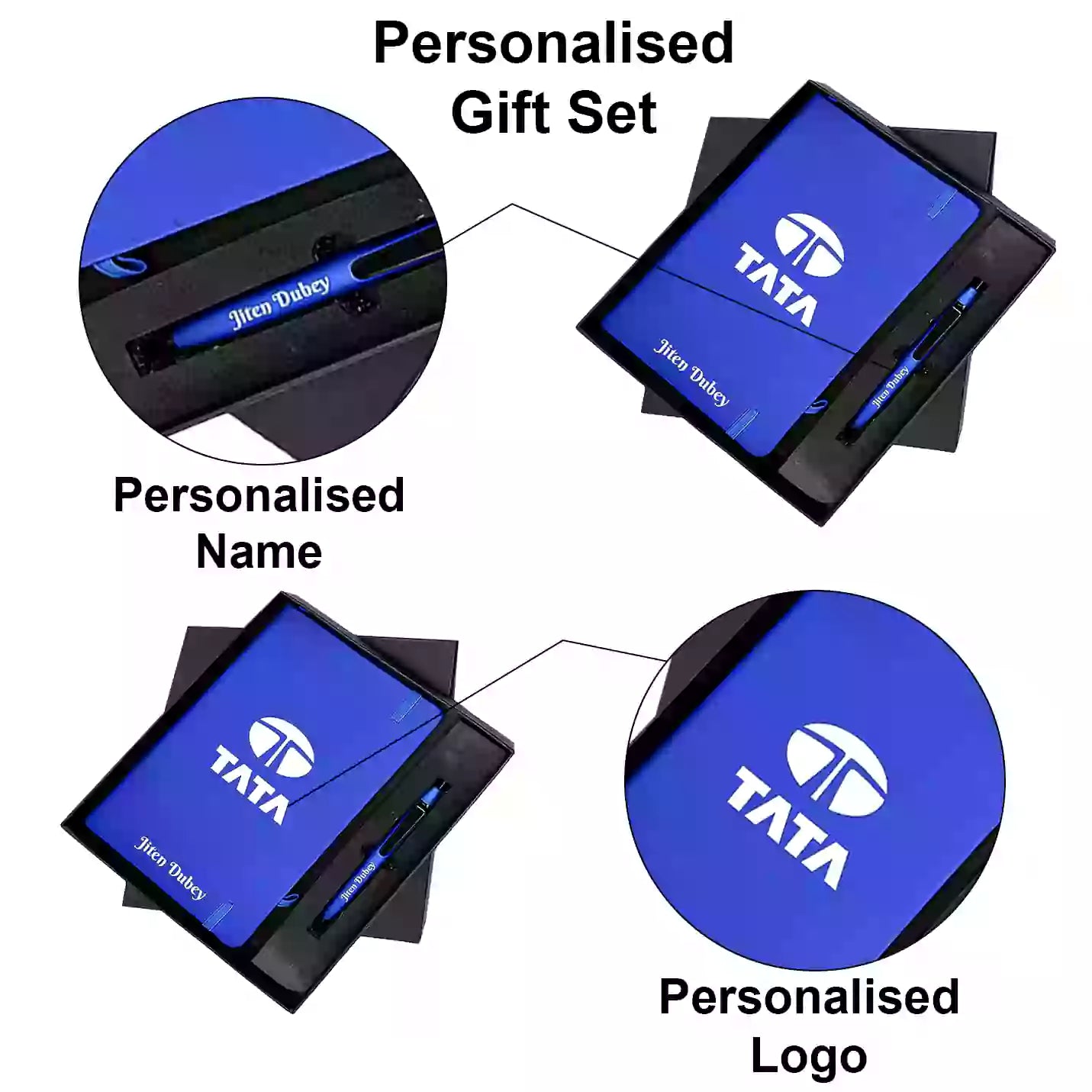 Best-Quality Blue Pen & Diary Combo Gift Set Img 4