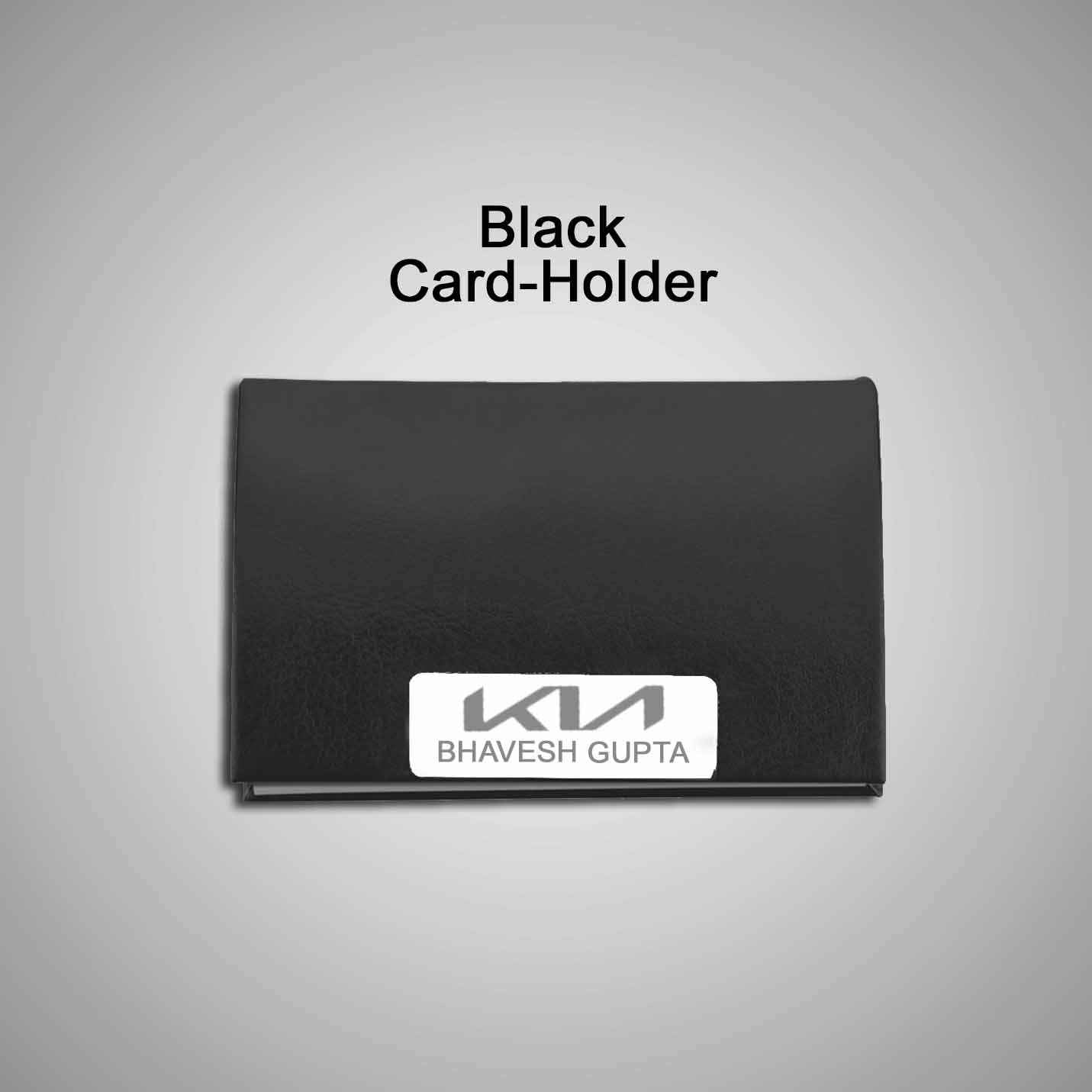 Premium 4 in 1 Black Diary, Pen, Keychain & Cardholder Combo Gift Set