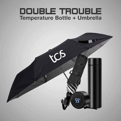 Elite Temperature Bottle & Umbrella Combo Gift Set