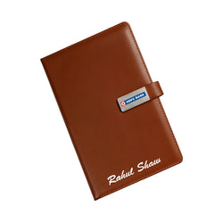 Top-tier 4 in 1 Brown Diary, Pen, Keychain & Cardholder Combo Gift Set