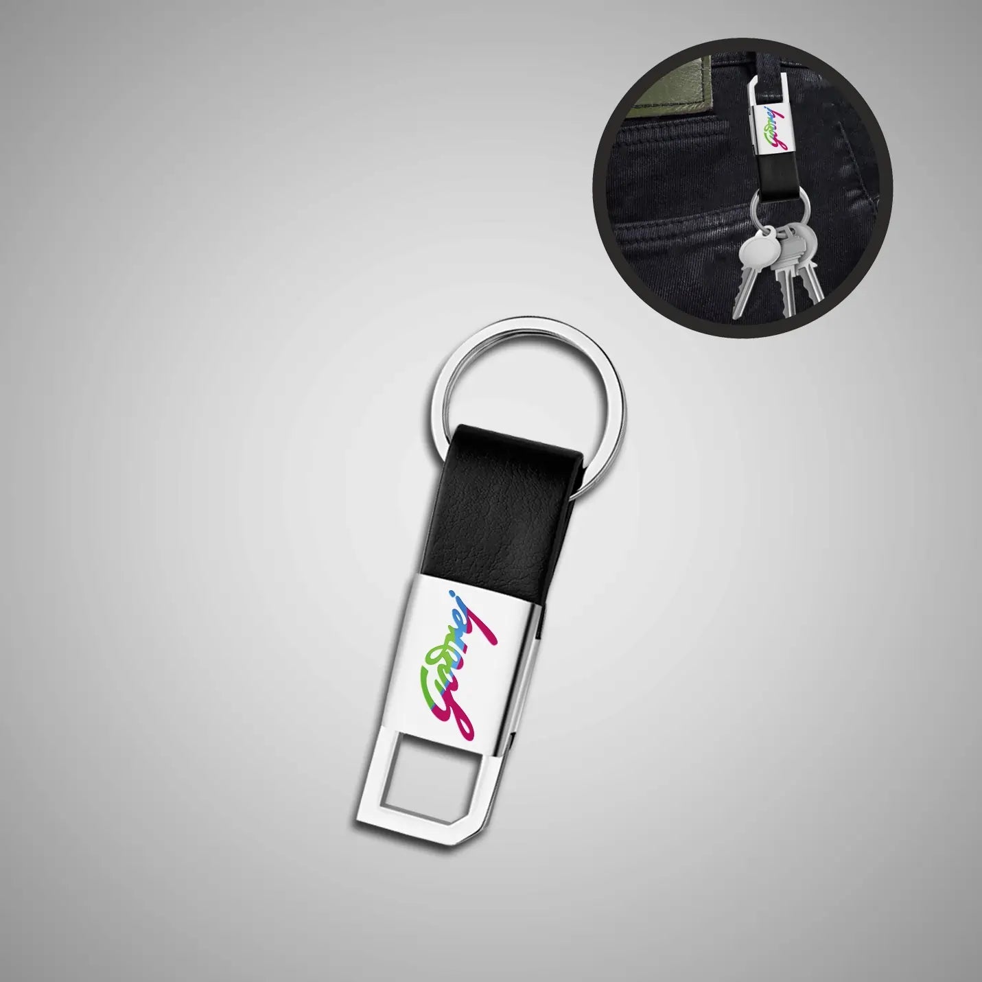 Stylish 4 in 1 Black Diary, Pen, Keychain & Cardholder Combo Gift Set