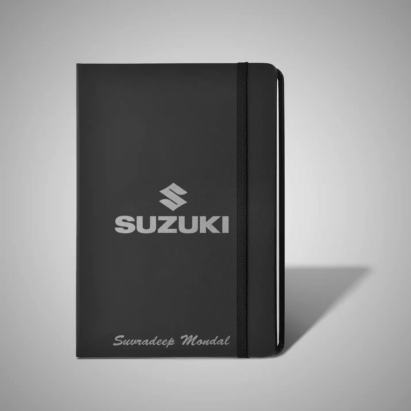 Elegant 4 in 1 Black Diary, Pen, Bottle & Keychain Combo Gift Set Img 6