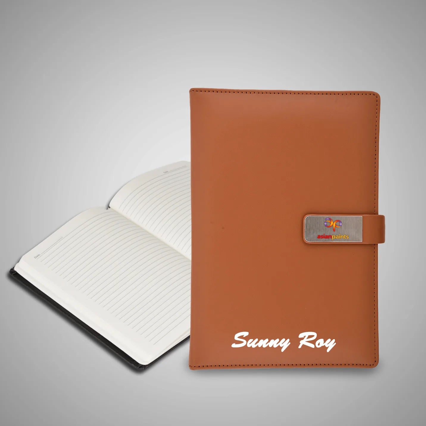 Exclusive Tan Metal Pen & A5 Size Notebook Combo Gift Set Img 4